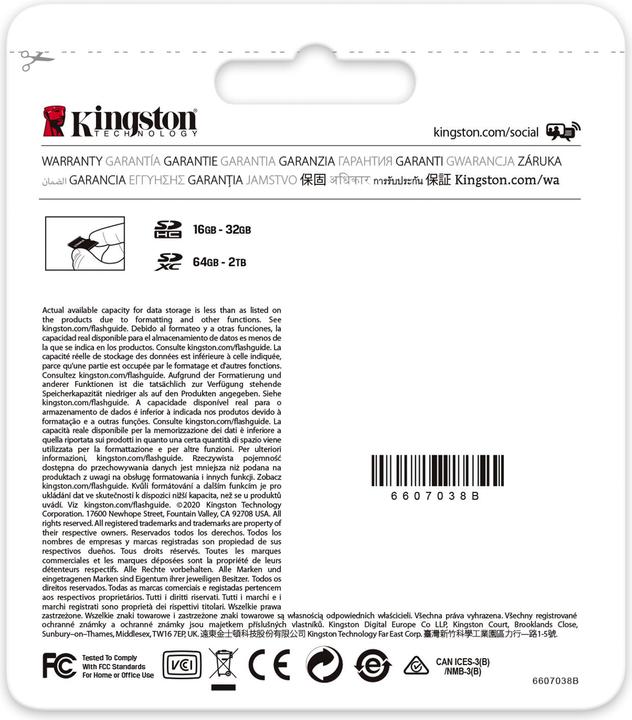 Produktbild Kingston Canvas Go! Plus (128 GB, SDXC, U3, UHS-I)