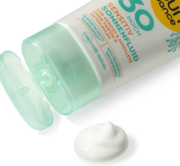 Produktbild dm Sundance Sensitiv Sonnenfluid (Sonnencreme Gesicht, SPF 30, 50 ml)