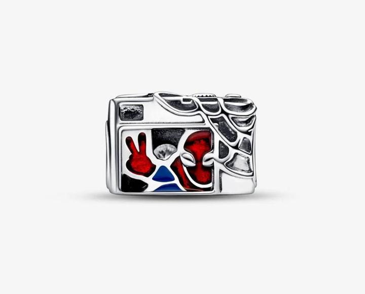 Actual product image Pandora Charm Camera Spider-Man (Silver 925, Enamel)