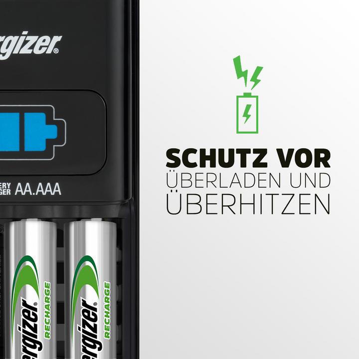 Actual product image Energizer Recharge 1-Hour (4 pcs., AA, AAA, 2300 mAh, Battery + charger)