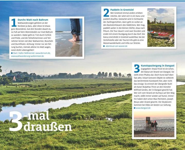 Actual product image Reiseführer Ostfriesland und Ostfriesische Inseln (German, Andrea Lammert, 2022)