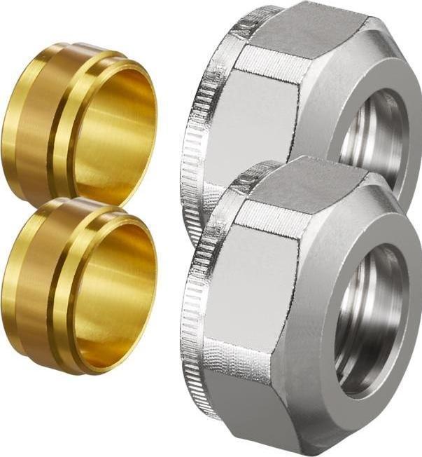Image du produit Oventrop OV Raccord à compression Ofix K 2-f pour tube en acier de précision en cuivre 15mm