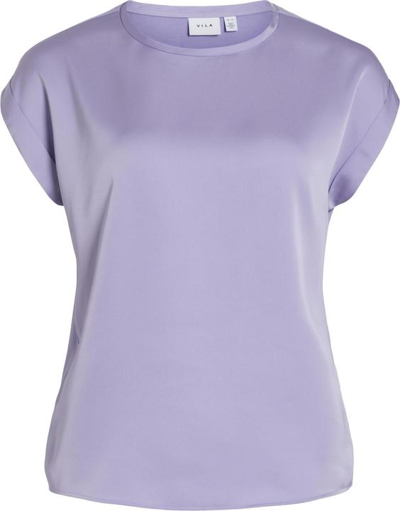 Actual product image Vila Round neckline top with short sleeves (34)