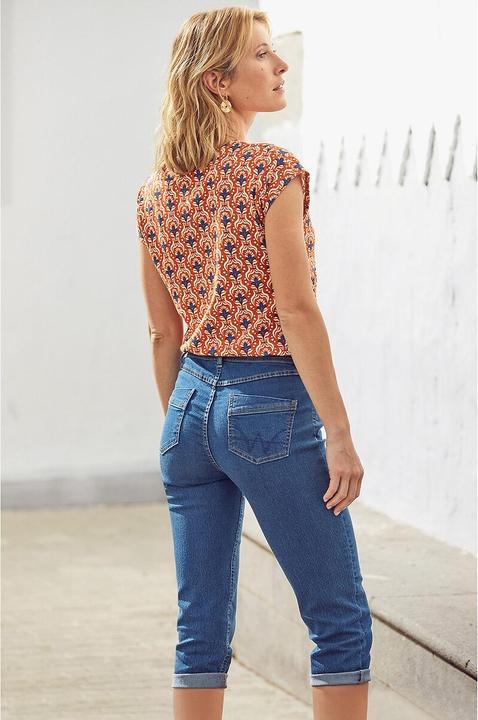 Actual product image Anne Weyburn Stretch denim 3/4 jeans (34)