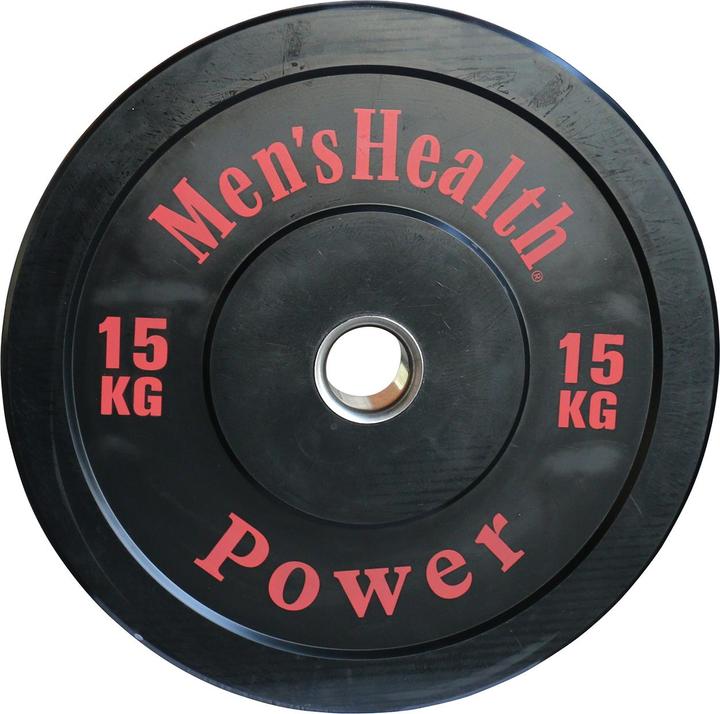 Actual product image Men's Health Bumper Plates (1 x 15 kg)