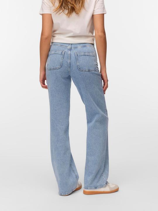 Actual product image Vero Moda VMTESSA Hohe Taille Weiter Beinschnitt Jeans Weit geschnitten (W30/L34)