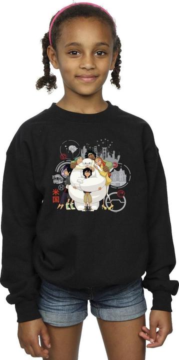 Immagine prodotto Disney Big Hero 6 Baymax Group Hug Felpa Ragazze (128)