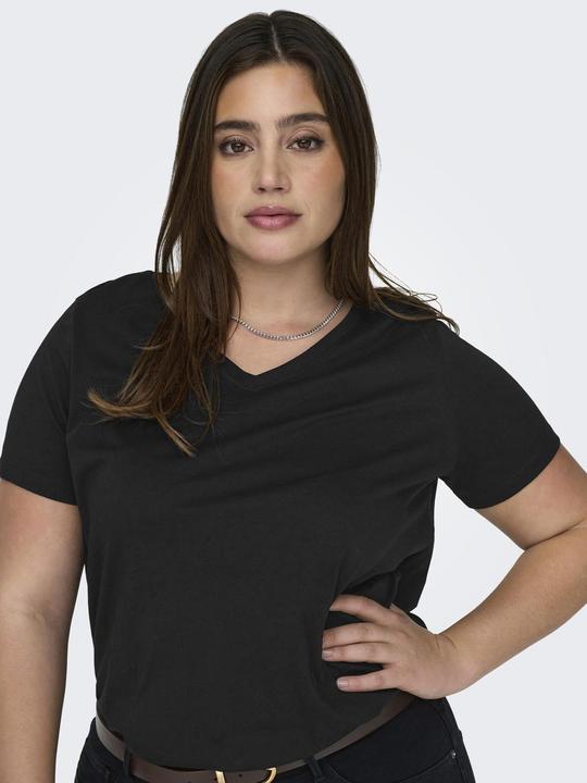 Produktbild Only Normal geschnitten V-Ausschnitt T-Shirt T-shirt (L)