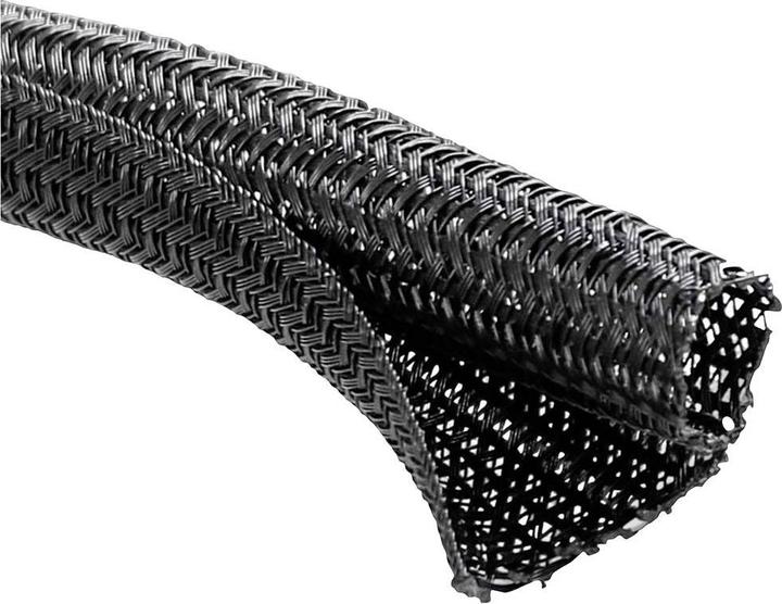 Image du produit Quadrios 23CA232 23CA232 Gaine tressée noire polyester 19 à 20 mm 3 m (Gaines pour câbles, 300 cm)
