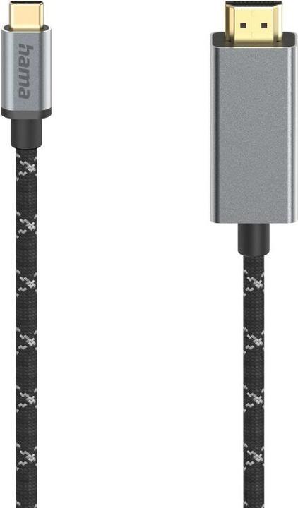 Immagine prodotto Hama Cavo video, presa USB-C - presa HDMI™, Ultra-HD 8K@60Hz, alluminio, 1,50 m (1.50 m, HDMI)