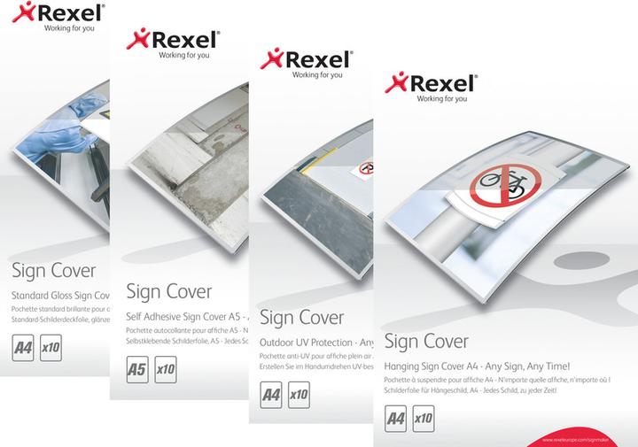 Produktbild Rexel Schilderfolie Sign Cover (A3, 10 Stück, 125 µm)