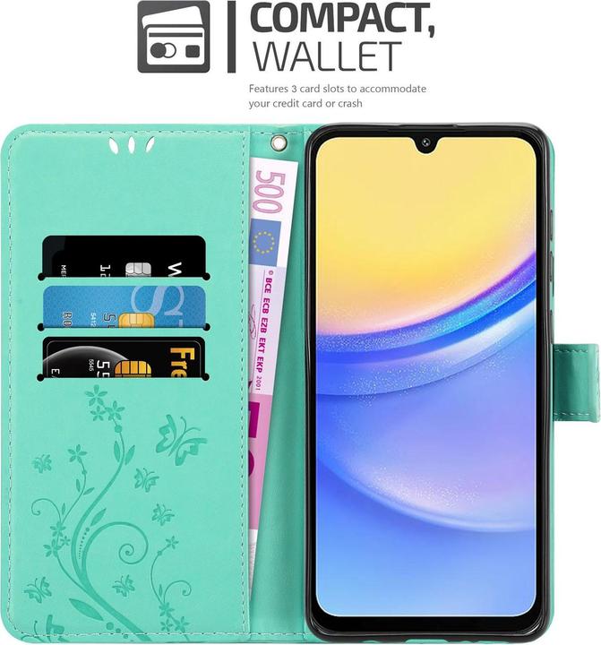 Immagine prodotto Cadorabo Custodia per Samsung Galaxy A16 Flower Book (Samsung Galaxy A16)
