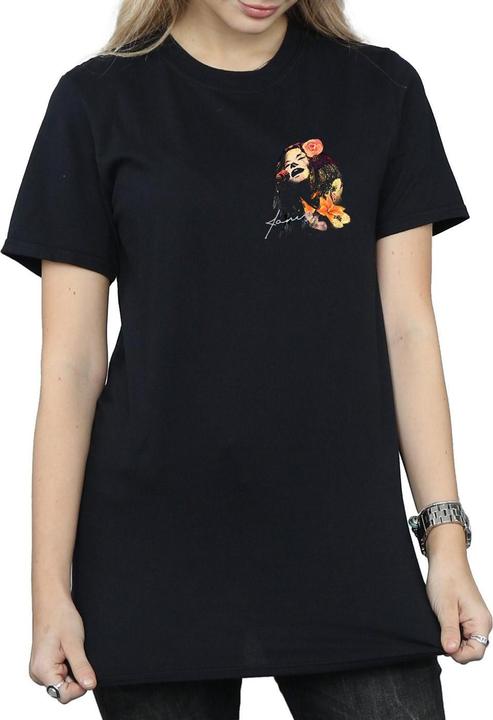 Produktbild Janis Joplin Floral Faux Pocket TShirt (3XL)