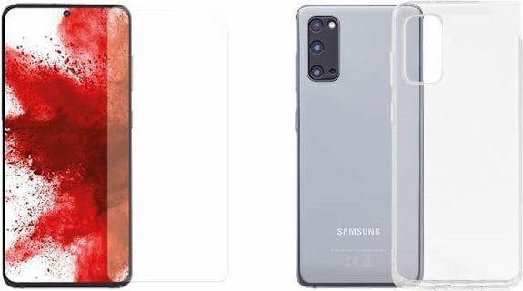 Produktbild Displex Real Glass, 2D Panzerglas + Handyhülle (1 Stück, Samsung Galaxy S22+)