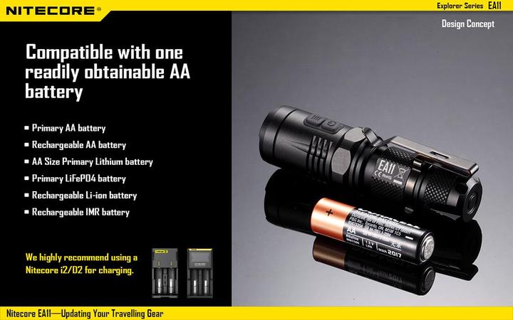 Produktbild Nitecore Ea11 (9.20 cm, 900 lm)