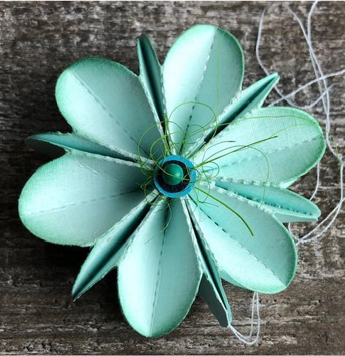 Actual product image FarbTon Punching stencil folding flowers "S"