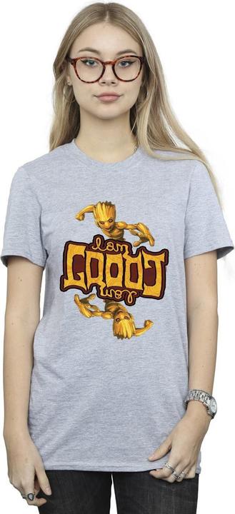 Image du produit - T-shirt GUARDIANS OF THE GALAXY GROOT INVERTED GRAIN - Femme (M)
