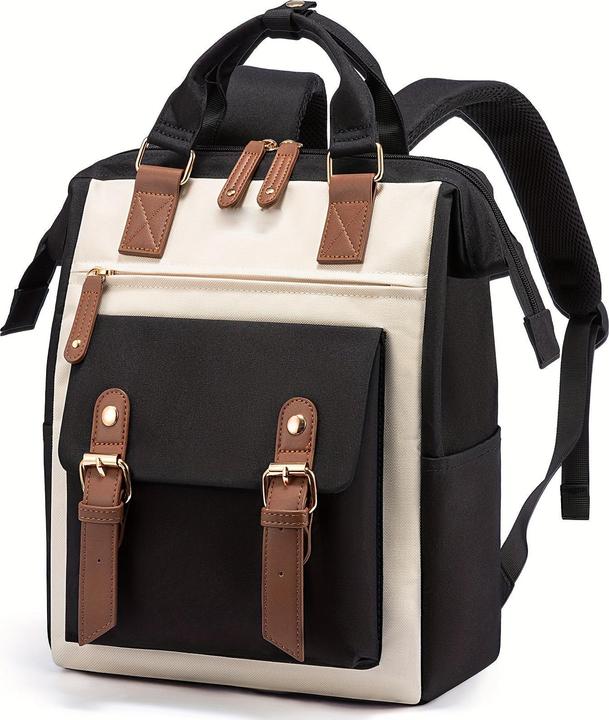 Immagine prodotto Only-Bags.Store Elegante zaino per laptop di piccole dimensioni - Zaino da college alla moda con spallacci
