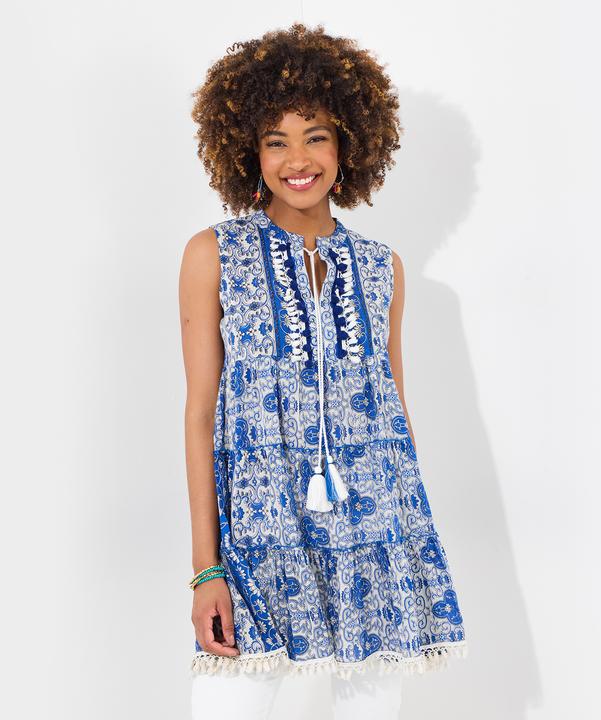 Produktbild Joe Browns Pom Pom Trim Tassel Tie Relaxed Tunic (18)