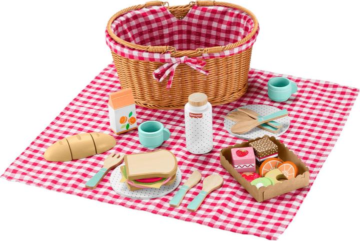 Actual product image Fisher-Price Wooden picnic basket set
