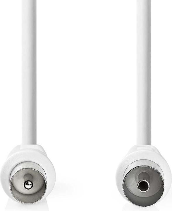 Produktbild Nedis Koaxial Kabel | IEC (Coax) Stecker | IEC (Coax) Buchse | Vernickelt | 90 dB | 75 Ohm | Doppelt (Antennenkabel)