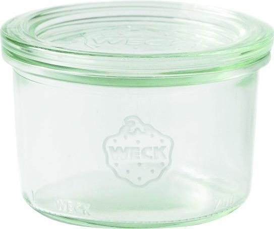 Produktbild Weck Einkochgläser 200ml 12 Stk Rundrand Sturzform Einweckgläser Dessertgläser (12 Stk., 0.20 l)