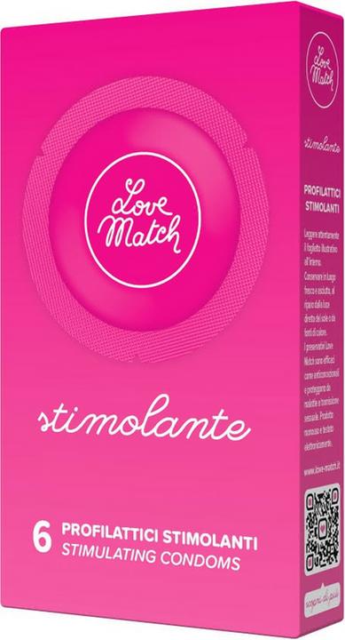 Productafbeelding Love Match Stimolante - Ribben en Stippen - 6 pakje (6 Pcs.)
