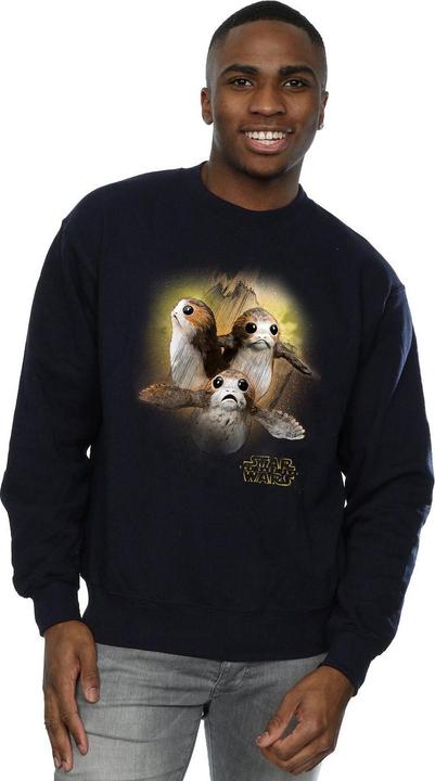Immagine prodotto Star Wars The Last Jedi Porgs Brushed Felpa Uomo (S)