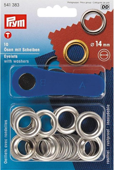 Prym Ösen mit Scheiben