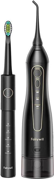 Image du produit Fairywill Sonic toothbrush with tip set and water fosser FW-5020E + FW-E11 (Brosse à dents sonique)