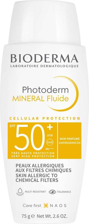 Produktbild Bioderma Photoderm Mineral Fluid (Sonnencreme Gesicht, SPF 50, 105 ml, 105 g)