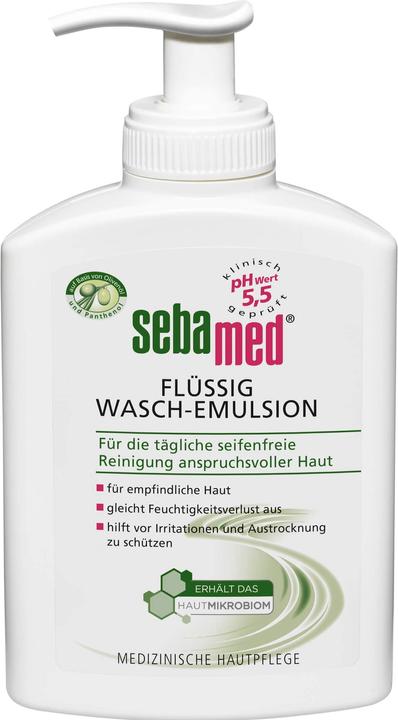 Sebamed Sebmed, medicinal olive wash emulsion, 200 ml (Wash cream, 200 ml)