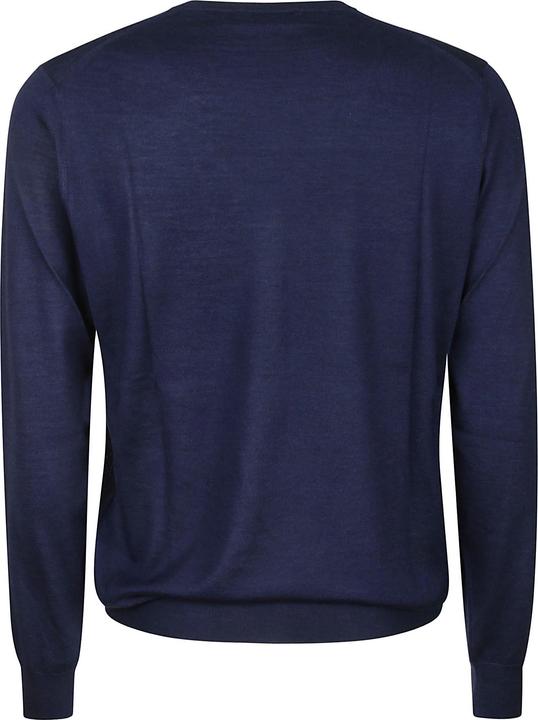 Actual product image Fedeli Roundneck 5UI07119 19 BLUE (52)