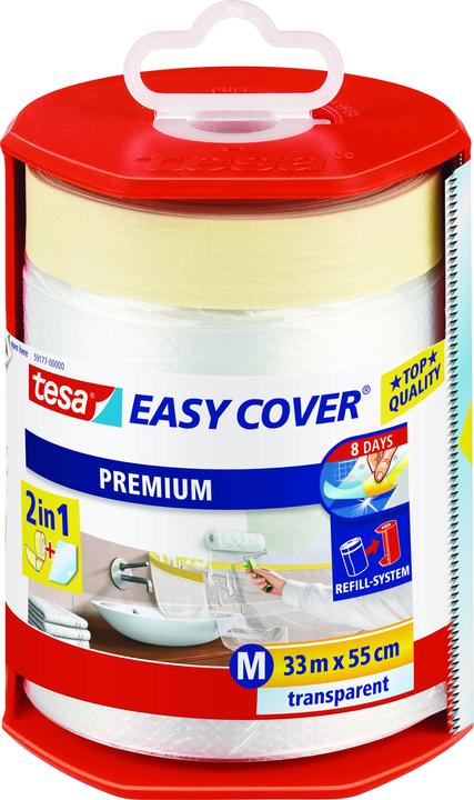 Immagine prodotto tesa EASY COVER Pellicola di mascheratura premium per lavori di verniciatura con dispenser incluso (550 mm)