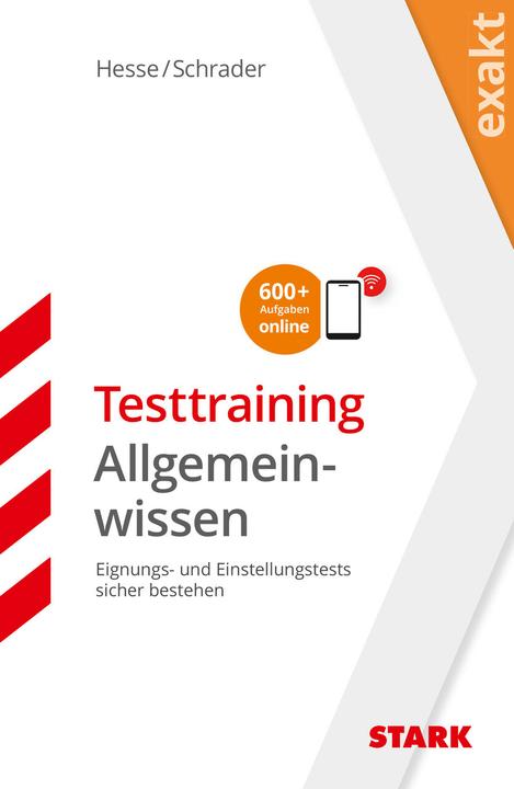 Etichetta energetica Hesse/Schrader: EXAKT - Testtraining Allgemeinwissen (Tedesco, Jürgen/Schrader, Assia, 2019)