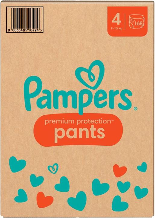 Actual product image Pampers Premium Protection Pants (Size 4, Monthly box, 168 Piece)