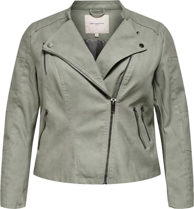 Actual product image Only Curvy biker jacket faux leather jacket (46)