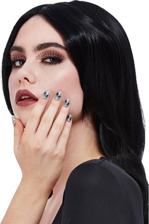 Smiffys MakeUp FX Augenwimper und Nagel Set Kostüm (Wimpern Applikator)