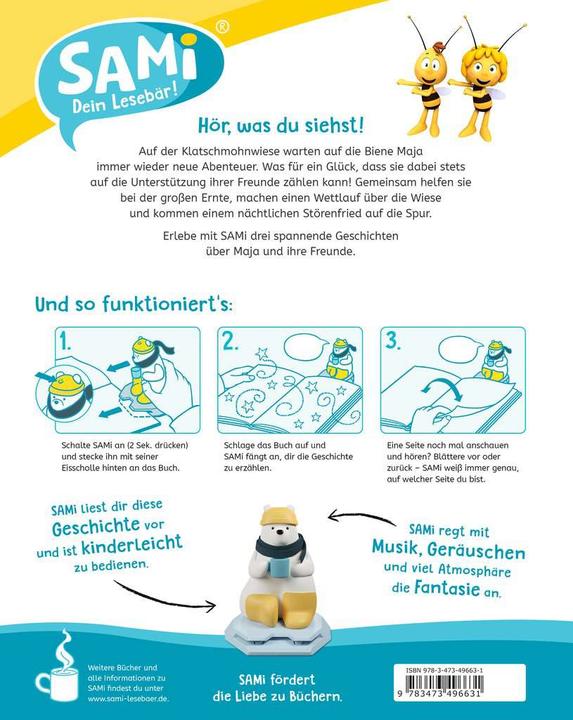Image du produit Ravensburger SAMi - Die Biene Maja - Die schönsten Freundschaftsgeschichten (Allemand, Carla Felgentreff, 2022)