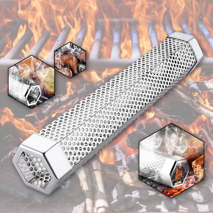 Actual product image Hermex Smoker Tube Smoking Tube BBQ Tube Smoking Channel Smoking Rod