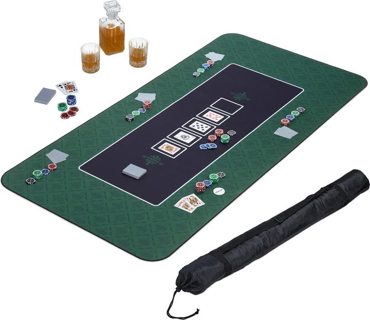 Actual product image Relaxdays Poker mat