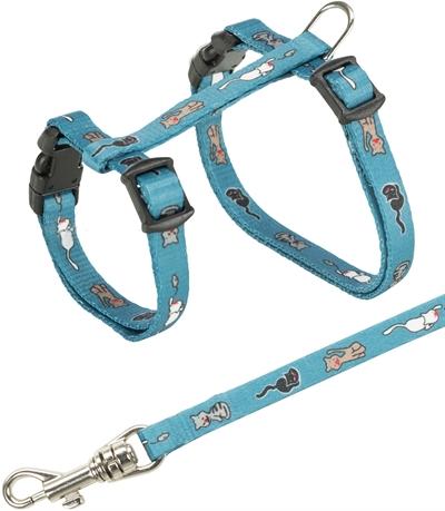 Image du produit Trixie Kitty cat harness avec motif chat (Chat, Général)