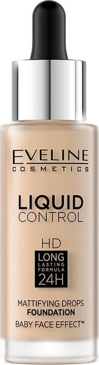 Produktbild Eveline EVELINE Liquid Control HD Mattifying Drops Foundation matujący podkład do twarzy 015 Light Vanilla 3 (015 Light Vanilla)
