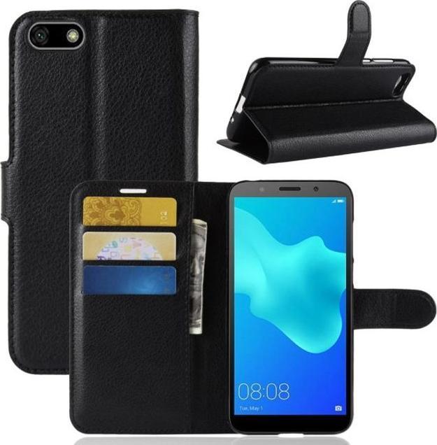 Image du produit MU Classic Série de couvertures de livres en cuir litchi (Huawei Y5 (2018))