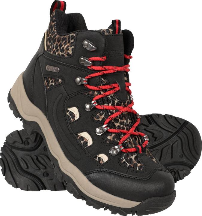 Immagine prodotto Mountain Warehouse Adventurer Scarponcini da Passeggio Leopardato Camoscio sintetico Donna (42)