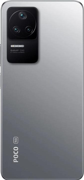 Actual product image Xiaomi Poco F4 (128 GB, Moonlight Silver, 6.67", Dual SIM, 64 Mpx, 5G)