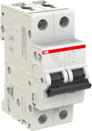 Produktbild ABB S201-B40NA Sicherungsautomat B-Char.,6kA,40A,1P,+NA S201-B40NA