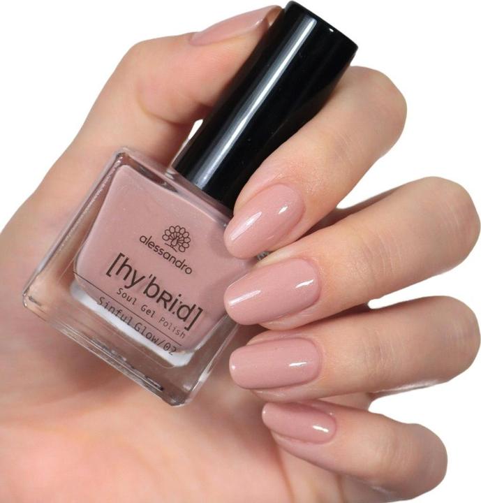 Produktbild Alessandro Hybrid Soul Gel Polish Sinful Glow (122, Gel-Effekt Nagellack)