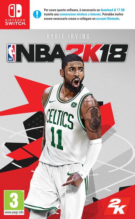 Immagine prodotto 2K Games NBA 18, Switch Standard italiano Nintendo Switch (Switch, Switch Lite, Switch OLED, IT)