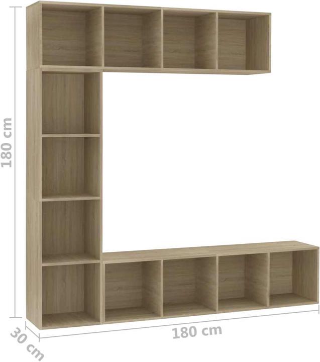 Actual product image VidaXL Bücherregal (180 x 30 x 180 cm)